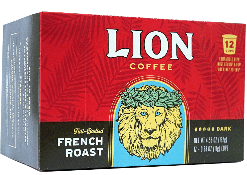 Lion French Roast Single Serve Coffee Pods