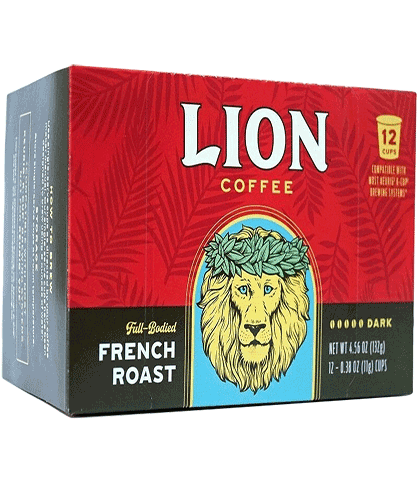 Lion French Roast Single Serve Coffee Pods