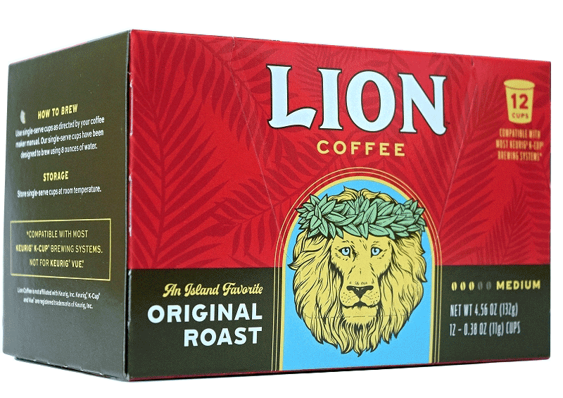 Original Lion International Blend Single Serve Coffee Pods